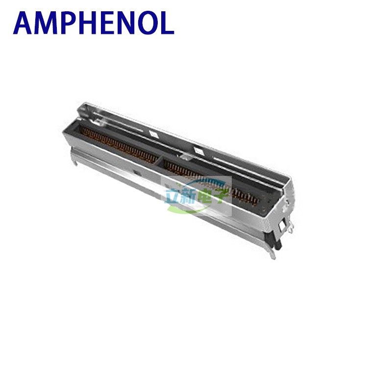 Amphenol安费诺G42V16322HR MCIO 148P立式连接器Mini Cool Edge