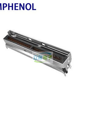 Amphenol安费诺G42V16322HR MCIO 148P立式连接器Mini Cool Edge