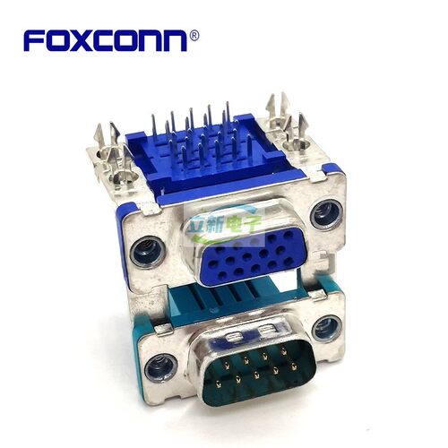 Foxconn/富士康 DM10191-H552-4F DSUB(VGA) 9P+15P显示屏连接器