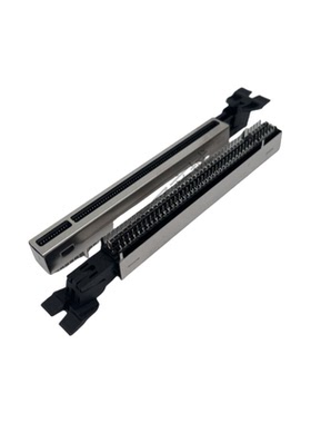 PCIE 台式机 显卡槽 主板 PCI-E插槽 164P 黑色鱼尾 铁皮全包围