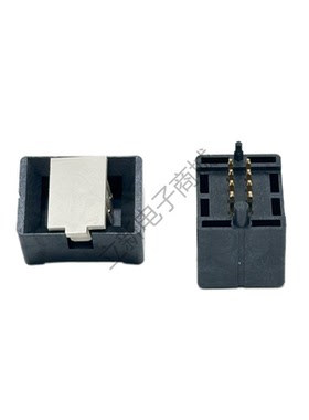 106-01-40051风扇插座 2x4P DIP黑色 A 服务器可用 支持热插拔