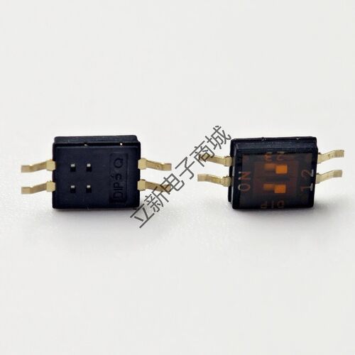 DHNF-02F-T-V-T/R  拨码开关 25mA 贴片安装 原装现货