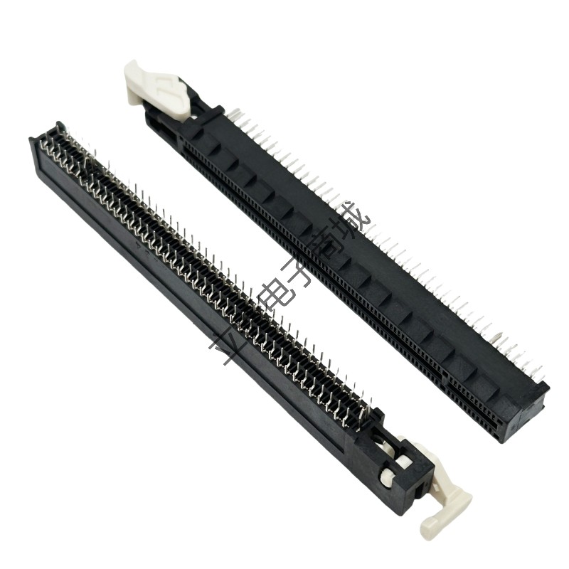 Lotes/嘉泽得意 AAA-PC1-084-T03 PCIE显卡插槽164PIN 侧单边白耳