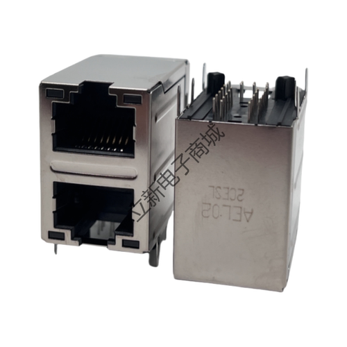 Foxconn/富士康 JFM38A1A-EL02-4F 双层RJ45带灯带千兆网口滤波器