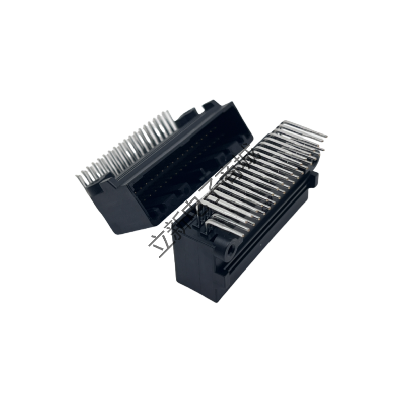 LOTES AAUS01AP2-036K02汽车储能连接器36P胶壳 黑色公座塑料成品