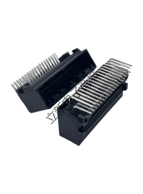 LOTES AAUS01AP2-036K02汽车储能连接器36P胶壳 黑色公座塑料成品
