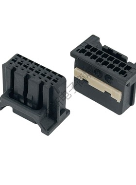 LOTES原装 AAUS05AS0-016K01 16P黑色母座 胶壳连接器现货