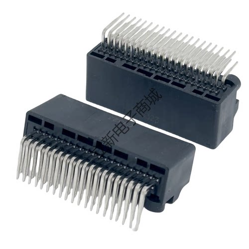 公头40PIN汽车线束连接器LOTES