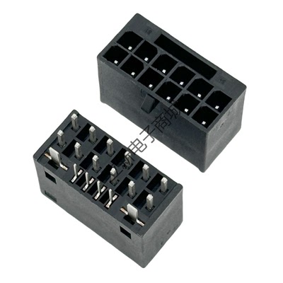 PCI-E5.0显卡16P针座 12+4pin焊座电源座 12VHPWR显卡供电接口