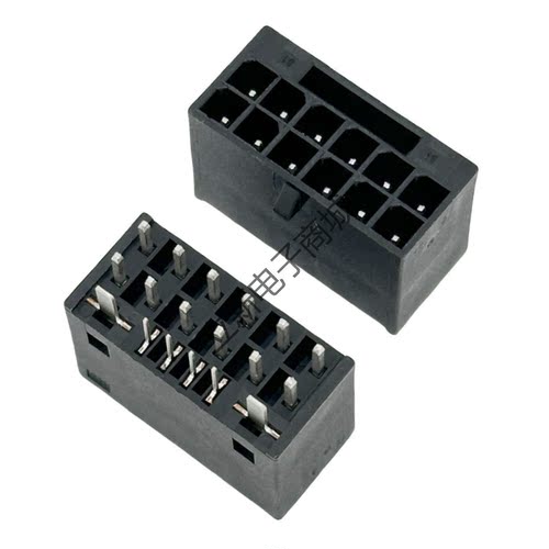 PCI-E5.0显卡16P针座 12+4pin焊座电源座 12VHPWR显卡供电接口