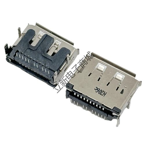 20P接口 DisplayPort接插件 DP母座 20P高清视频传输双排插座
