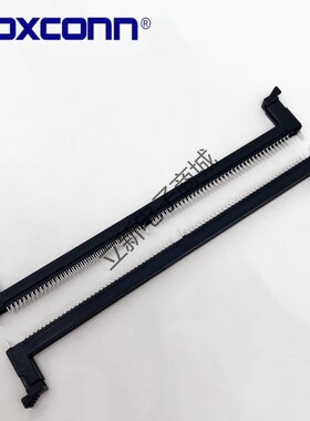 富士康 AH08827-L9B29-4F DDR4 288PIN 内存插槽直插黑体黑耳