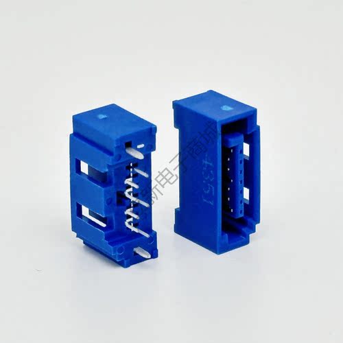 LE18077-Z54D-4H SATA B型 7P母座 插件,P=1.27mm 金手指连接器