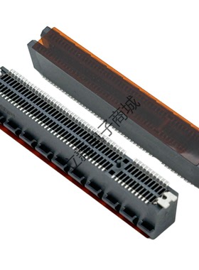 板对板与背板连接器 间距1mm 98PIN 立贴SM GEN4.0 PCI-E4.0  X8