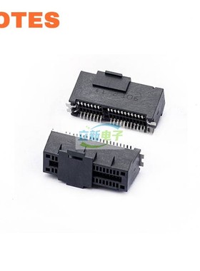 LOTES APCI0473 连接器 PCIE4.0显卡接口 36PIN 贴片型SMT 黑色