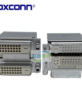 Foxconn/富士康 QH11121-PBDF-4F 架高DVI连接器24P双母卡槽现货