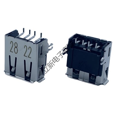 FCI 原装87583-3010RPALF USB A型 2.0 4位 通信设备连接器 尾插