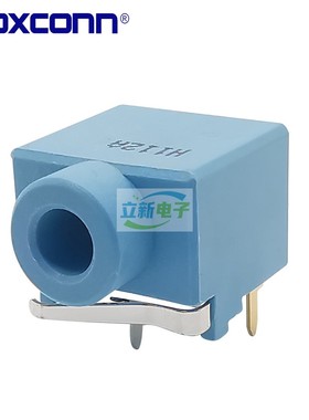 Foxconn/富士康 JA13331-N53D-4F Audio Jack接插件 蓝色DIP 5PIN
