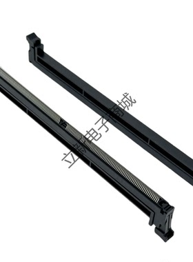 现货 DDR5-288PIN 夹板型 RDIMM 带黑色耳朵 电脑内存插槽连接器