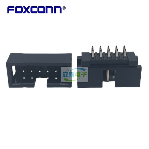 Foxconn/富士康 HL2205F 黑色简牛2.54PICH 10PIN母座2*5PIN 现货