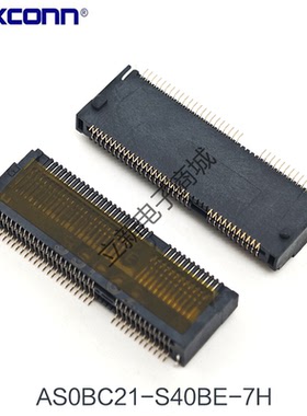 富士康原装现货 AS0BC21-S40BE-7H NGFF卡槽M.2插座E-KEY 4.0H
