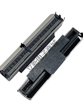 安费诺G97V24312HR 124PIN 20X PCIE5.0直立式贴片MCIO 硬盘接口