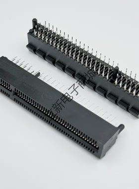 0877159205 PCIE连接器 PICE显卡卡槽 台式主板插座180度DIP直插