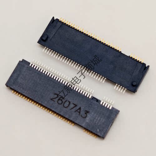 LOTES APCI0144-P007A M.2 67PIN 2.3H B-KEY NGFF接口 SSD插座