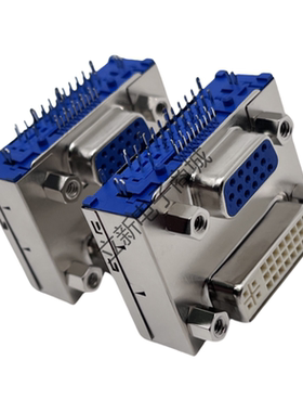 Foxconn/富士康QH11121-DAA1-4F DVI29P+VGA15P 母座连接器联合体