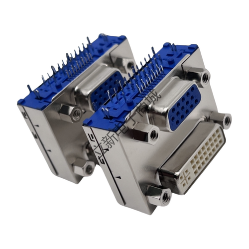 Foxconn/富士康QH11121-DAA1-4F DVI29P+VGA15P 母座连接器联合体