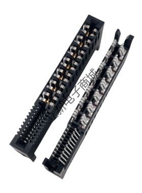 全新原装 EDGECARD 48PIN夹板式插槽 电源卡边缘板高速连接器