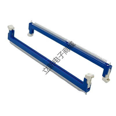 原装现货  288PIN 1.2V DDR4 蓝身白耳脚长2.67  镀30U  立式直插