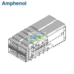E26202 X5XX1 网络 Amphenol DD2x2 UE36 Qsfp 组合连接器 安费诺