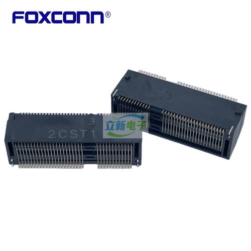 Foxconn/富士康 AS0BC21-S67BE-LH NGFF M.2插槽6.7H 75PIN E-KEY