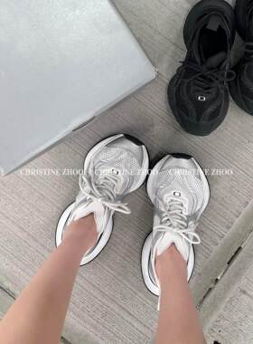 KAPIIT专柜同款/上脚太好看了~网面厚底休闲运动老爹鞋女