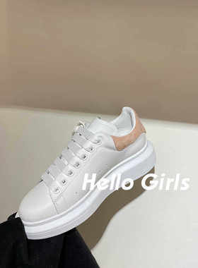 KAPIIT【专柜同款】渠道货~小白鞋女雾霾蓝尾厚底情侣款休闲运动