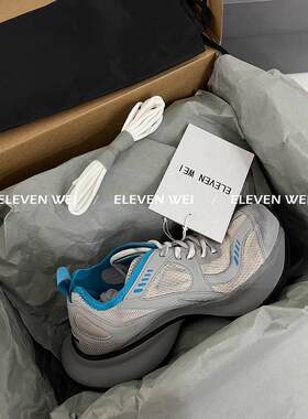 KAPIIT【专柜同款】区别市面通货/ 超级版本~增高情侣网面厚底老