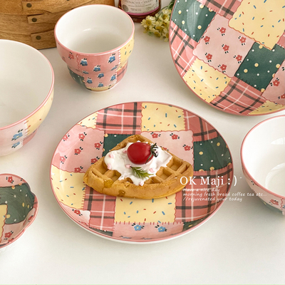 高颜值下午茶陶瓷蛋糕盘