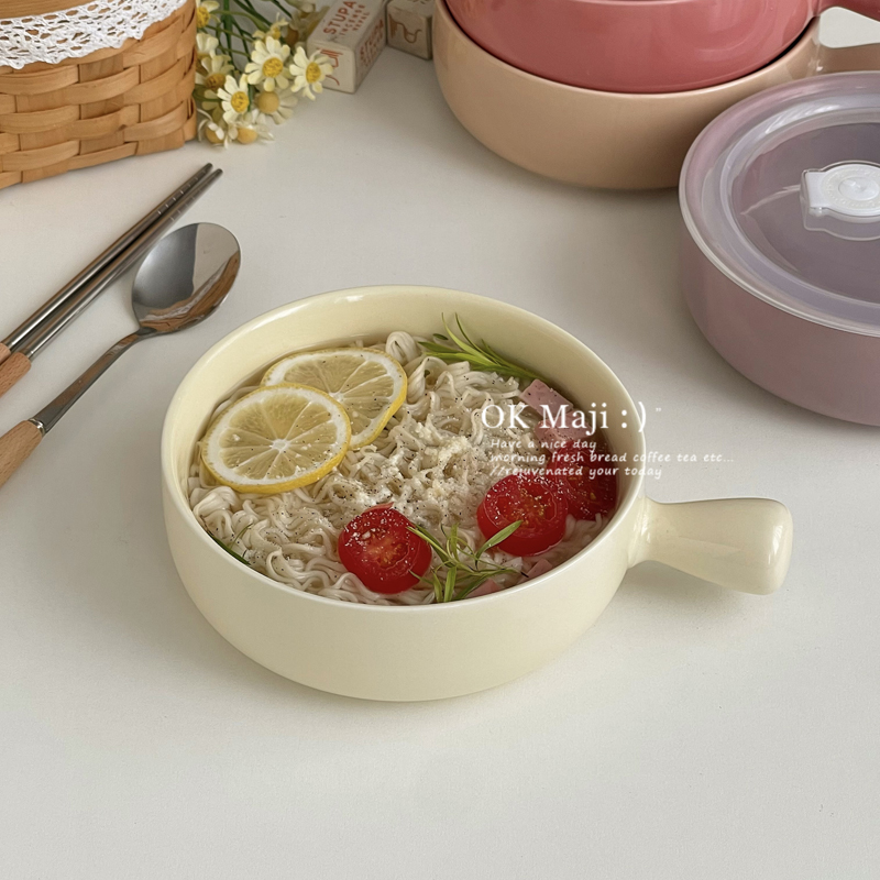 ins风高颜值陶瓷泡面碗