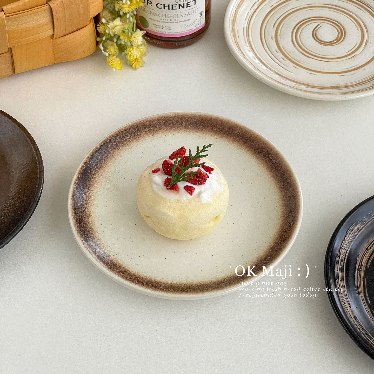 高颜值日式盘子高级感餐盘漂亮点心盘下午茶甜品蛋糕盘牛排意面盘,餐饮具,盘,淘宝优惠券,粉丝福利购,淘宝优惠卷