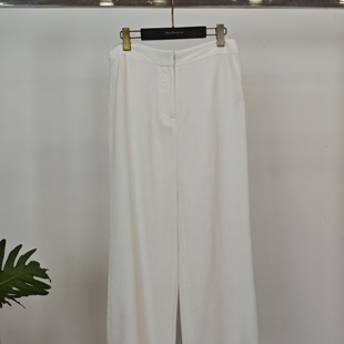 夏季 裤 新款 阔腿直筒商务通勤职业ol西装 子 醋酸西裤 vesas唯尚女装