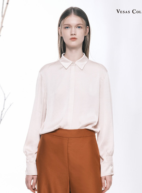 vesas collection 唯尚女装专柜正品秋衬衫VS213B088218