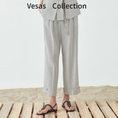 collection T1270 度假系列海军风 vesas 直筒裤