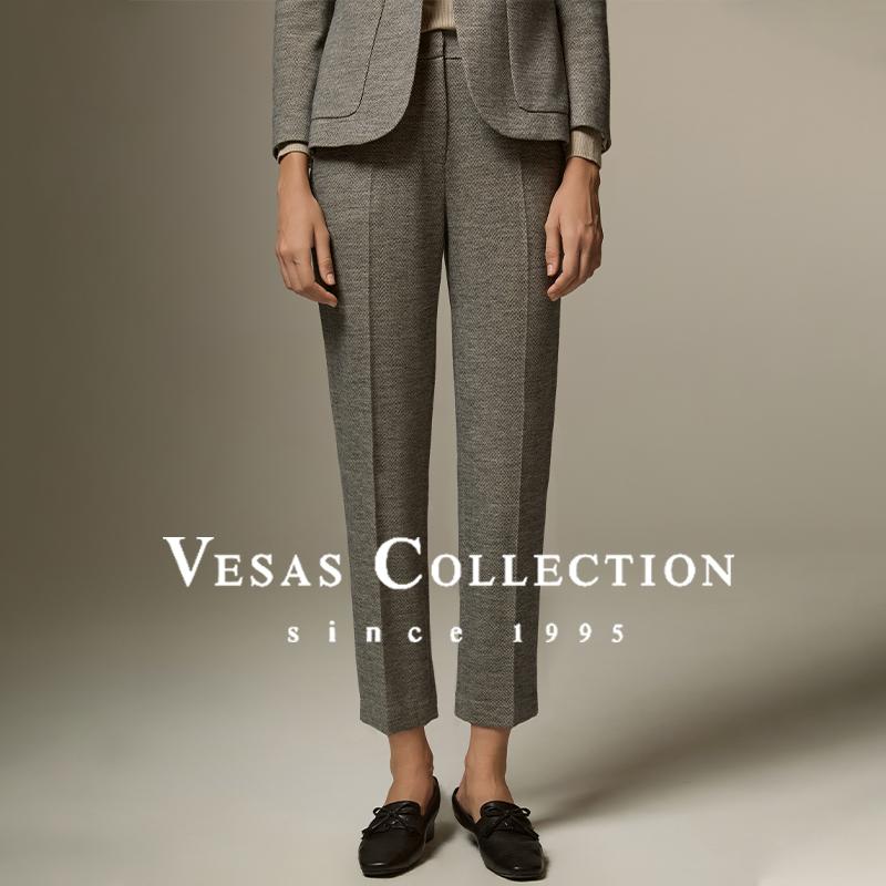 西服直筒裤通勤直筒裤修身显瘦