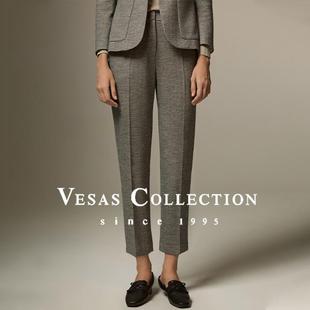 Collection2024秋季 显瘦直筒裤 新款 复古修身 T1475 西服长裤 Vesas