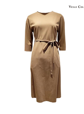 vesascollection D1232 法式优雅 圆领连衣裙