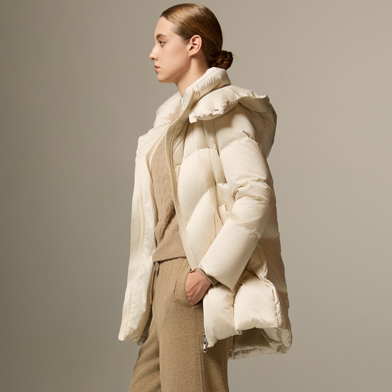 【唯尚女装直播间】羽绒服霍尔多巴吉白鹅绒羽绒服收腰高级显瘦