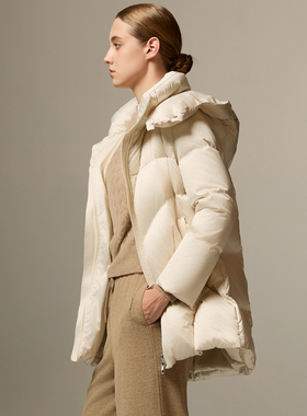 【唯尚女装直播间】羽绒服霍尔多巴吉白鹅绒羽绒服收腰高级显瘦