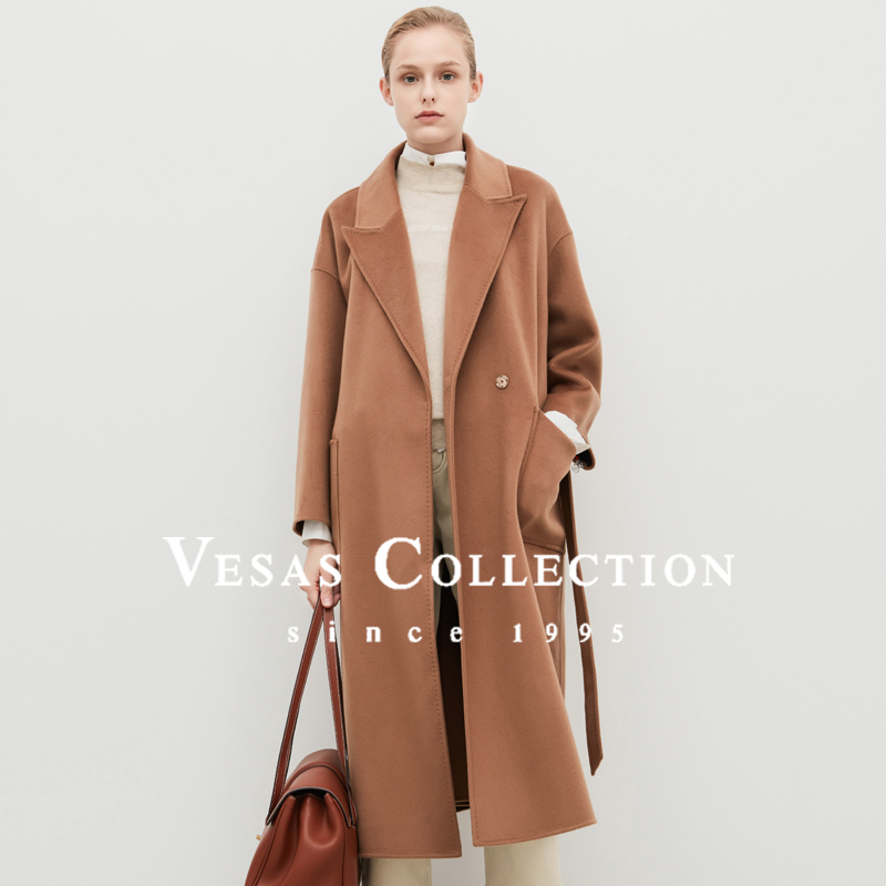 Vesas Collection美拉德经典时尚精仿羊毛大衣C1376