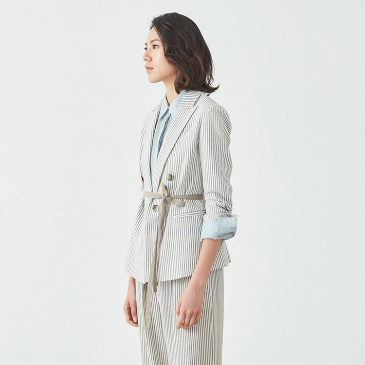 唯尚常规袖通勤修身干练西装